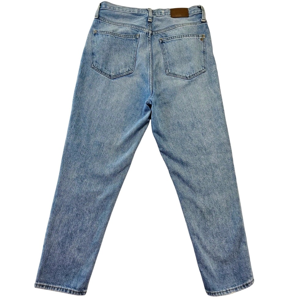 Madewell Mom Jean Women 27 High Rise Tapered Blue Denim The Momjean Vtg 90s Vtg - Picture 5 of 5